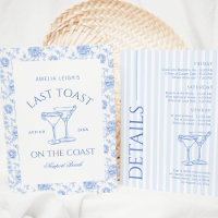 Último Brinde Na Bachelorette Floral Costeira