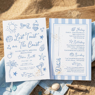Convites Último brinde na Festa de Despedida de Solteira na