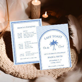 Convites Último brinde na Festa de Fim de Semana da Bachelo