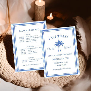Convites Último brinde na Festa de Fim de Semana da Bachelo