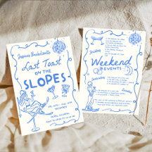 Último brinde nas encostas Fim de semana de desped