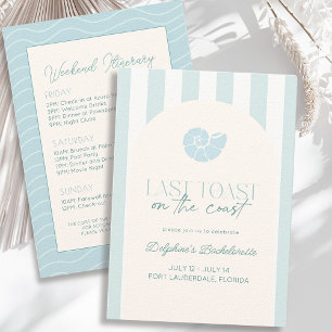 Convites Último brinde no Fim de Semana da Bachelorette Azu