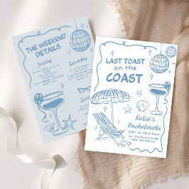 Convites Último Brinde No Fim De Semana Da Bachelorette Cos
