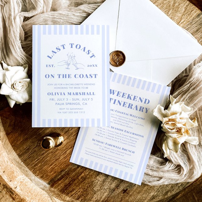 Convites Último Brinde No Fim De Semana Da Bachelorette Cos (Criador carregado)
