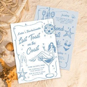 Convites Último Brinde No Fim De Semana Da Bachelorette Cos