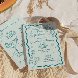 Convites Último Brinde No Fim De Semana Da Bachelorette Do 