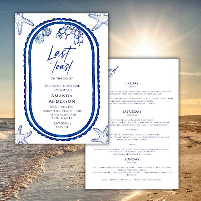 Convites Último Brinde No Fim De Semana Da Bechelorette Da  (Criador carregado)
