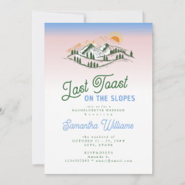 Convites Último Brinde No Fim De Semana Do Pico De Inverno