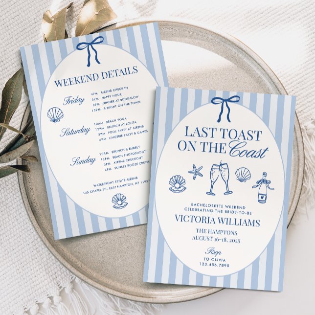 Convites Último brinde no Itinerário da Bachelorette Costei (Criador carregado)