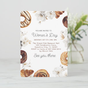 Convites Último mês da história do Brunch do Dia das Mulher
