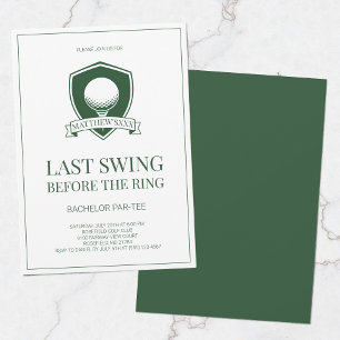 Convites Último Swing Antes do Anel Despedida de Solteiro d