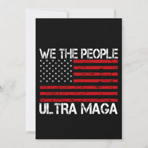 Convites Ultra Maga Pro Trump 2024 Divertido Republicano