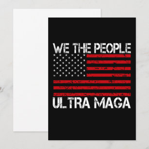Convites Ultra Maga Pro Trump 2024 Divertido Republicano