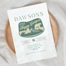 Um acampante feliz, Um Primeiro Aniversário, Convi