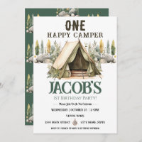 Um Aniversário de criança de campanha feliz