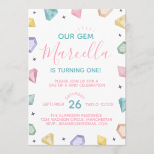 Convites Um Aniversário Gentil