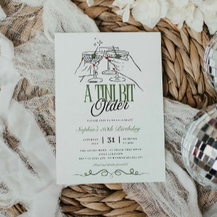 Convites Um Aniversário Tini Bit Antigo Martini