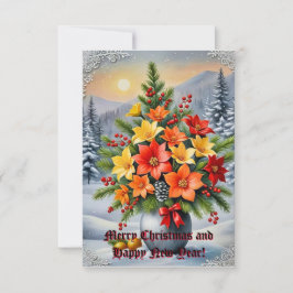 Convites Um arranjo de flores vibrantes