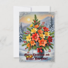 Convites Um arranjo de flores vibrantes