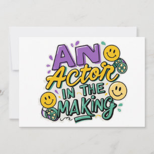 Convites Um ator em formação