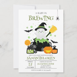 Convites Um bebê está a criar Chá de fraldas de Dia das Bru