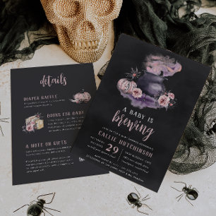 Convites Um Bebê está a criar tudo num Chá de fraldas de Ha