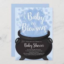 Convites Um bebê está criando Chá de bruxa