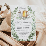 Convites Um Bebê está criando torcida e cervejas Chá neutro<br><div class="desc">Um bebê está se preparando! Convide os seus convidados a chá com este convite temático "cerveja e garrafa". Use as ferramentas de design para editar o texto,  alterar a cor e o estilo da fonte para criar um design de convite exclusivo.</div>
