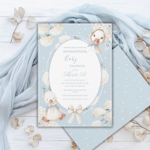 Um Bebê Waddle a Caminho Chá de Bebê Caprichoso