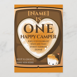 Convites Um campista feliz