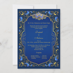 Convites Um Casamento de Gala Real