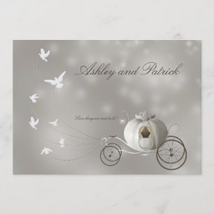 Convites Um Casamento Real De Contos De Fada