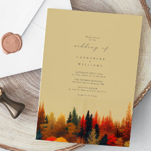 Convites Um caso de conto: Casamento outono Whimsical