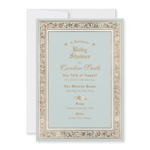 Um Chá de fraldas Azul Pálido