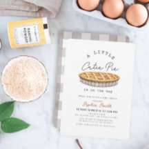 Um Chá de fraldas Branco de Ação de Graças de Um P