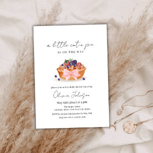 Convites Um Chá de fraldas De Arco De Pie Berry