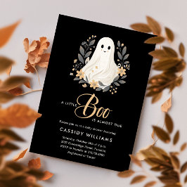 Convites Um Chá de fraldas de Boo Boho Ghost Halloween