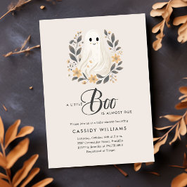 Convites Um Chá de fraldas de Boo Boho Ghost Halloween