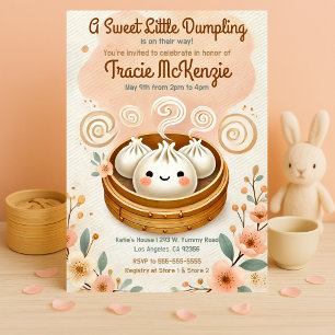 Convites Um Chá de fraldas Doce De Lixeira