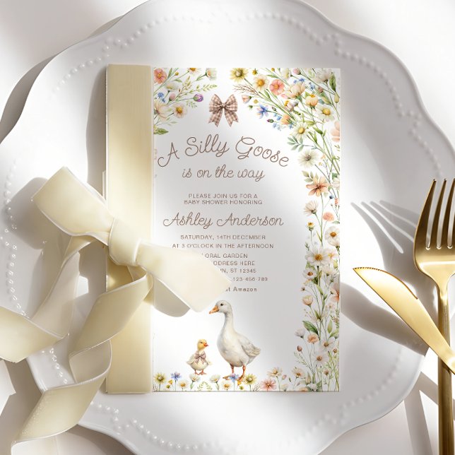 Convites Um Chá de fraldas Giro Bobo (Criador carregado)