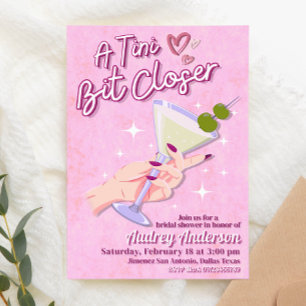 Convites Um Chá de panela Tini Bit Mais Próximo De Martini