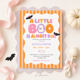 Convites Um Chuveirinho de Bebê Little Boo
