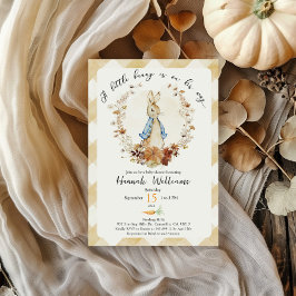 Convites Um coelhinho está a caminho, chá de fraldas Convid