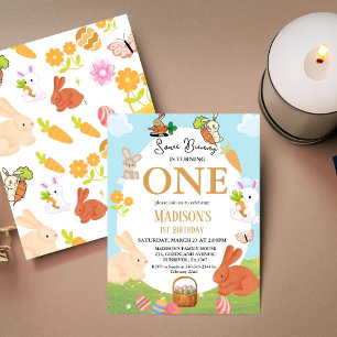 Convites Um Coelhinho Está Transformando Uma Festa De prime