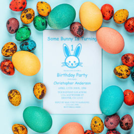 Convites Um Coelhinho Está Virando Um: Primeiro Aniversário