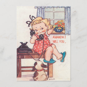 Convites Um costume bonito ser minha dama de honra/madrinha