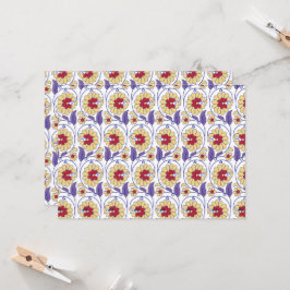 Convites Um design vibrante com creme amarelo e laranja