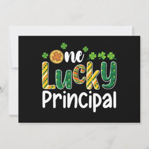 Convites Um Dia de São Patrício da Escola Principal Sortudo