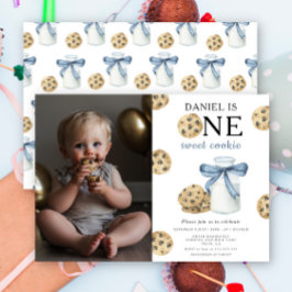 Convites Um doce cozinheiro e leite Primeiro Aniversário
