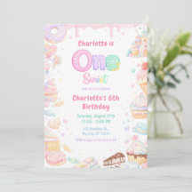 Um Doce Pastel de Aniversário de 1 Ano